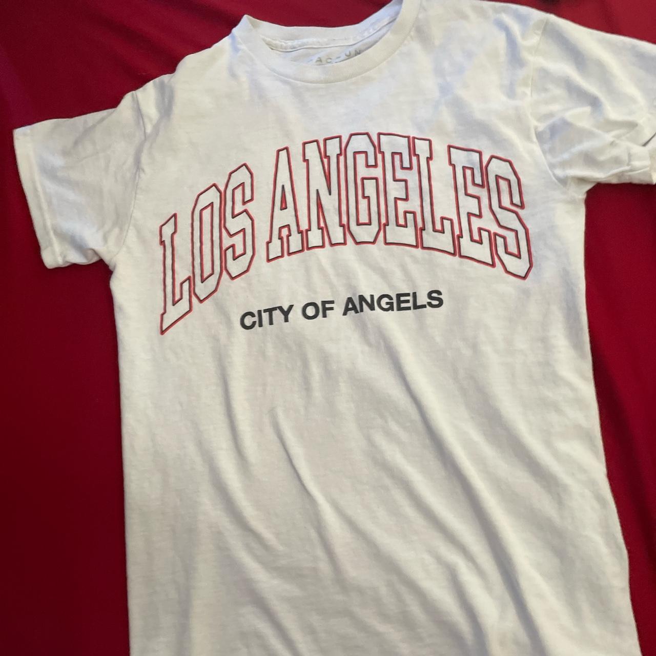 Pacsun Men's City of Angels T-Shirt in Black - Size Small