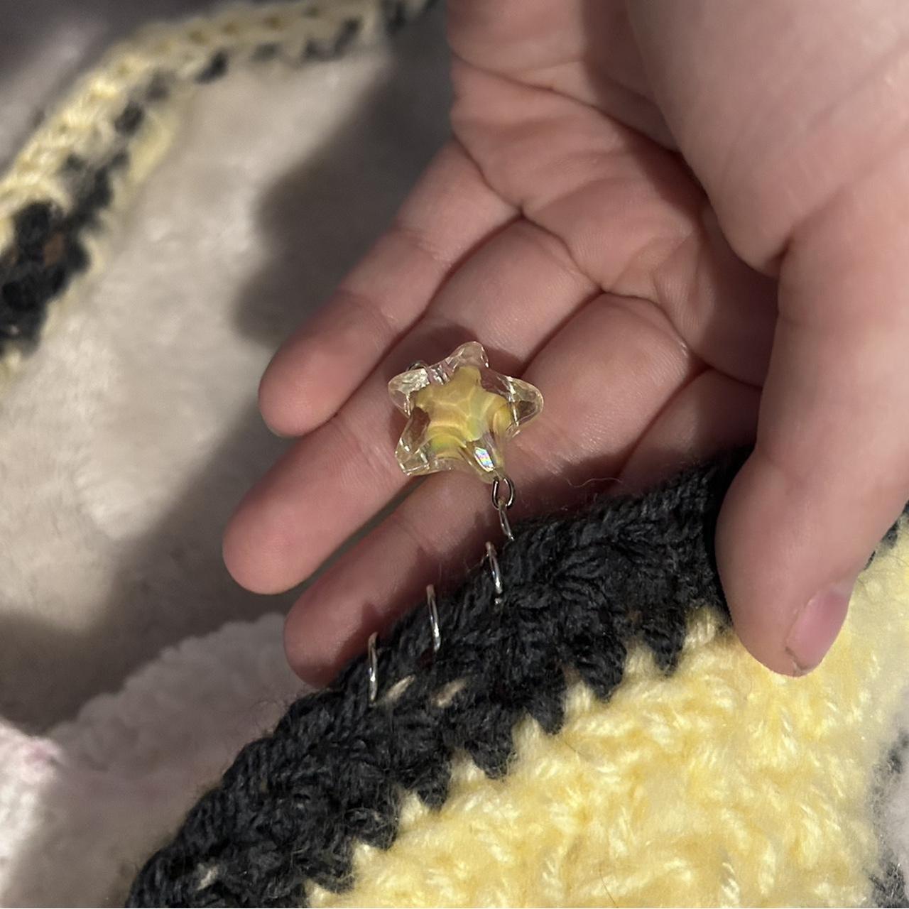 Women's Navy and Yellow Hairaccessories Depop