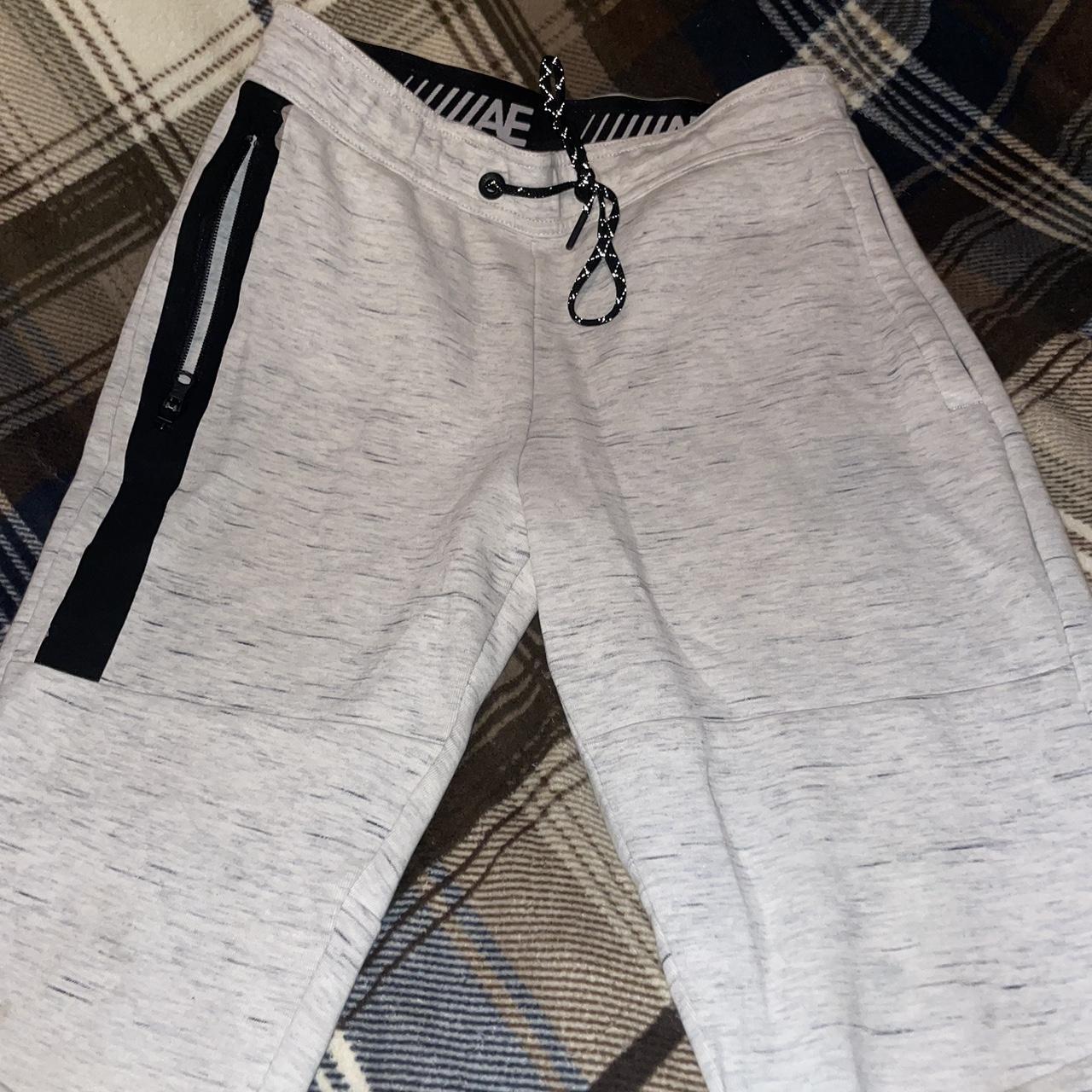 American Eagle Men's Grey Joggerstracksuits Depop