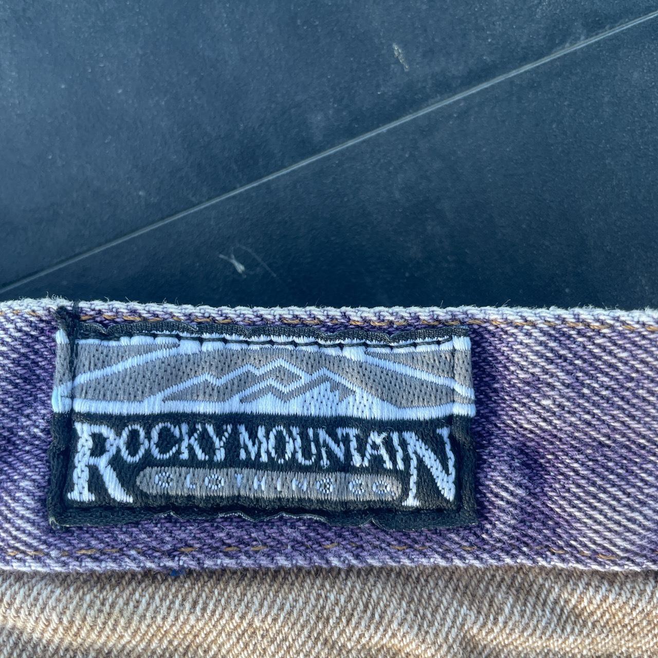 Vintage 90s Rocky Mountain Light Wash Denim High - Depop