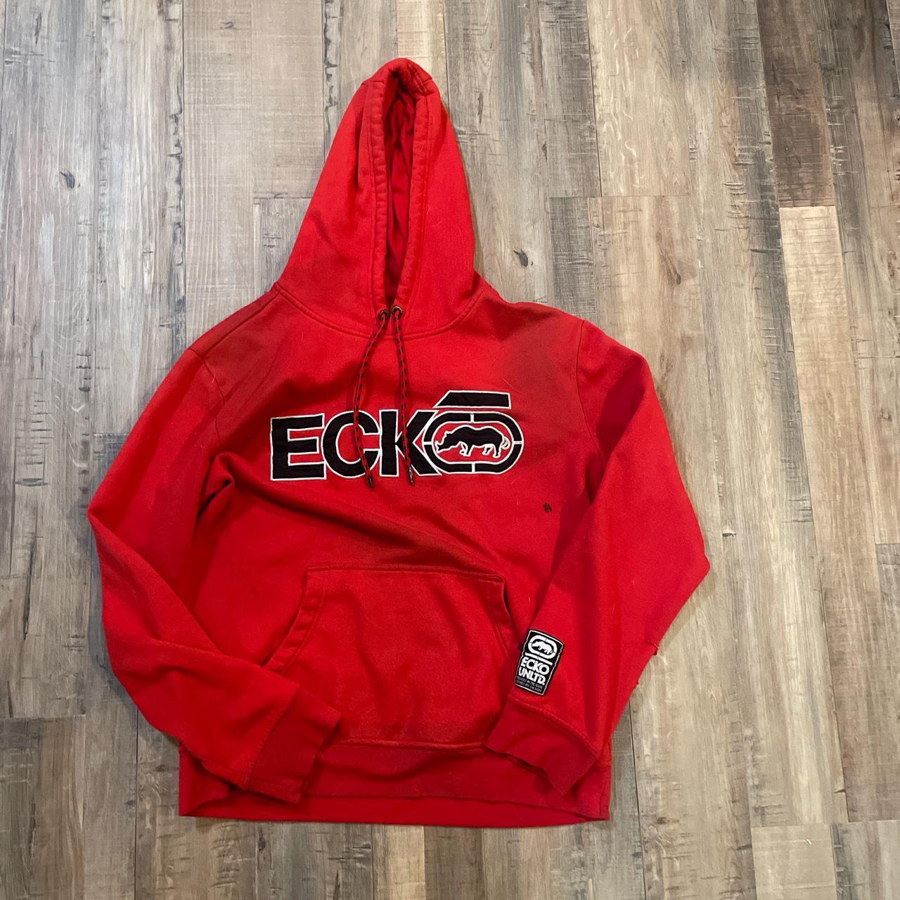 Early 2000s ecko untld hoodie Got some holes and... - Depop