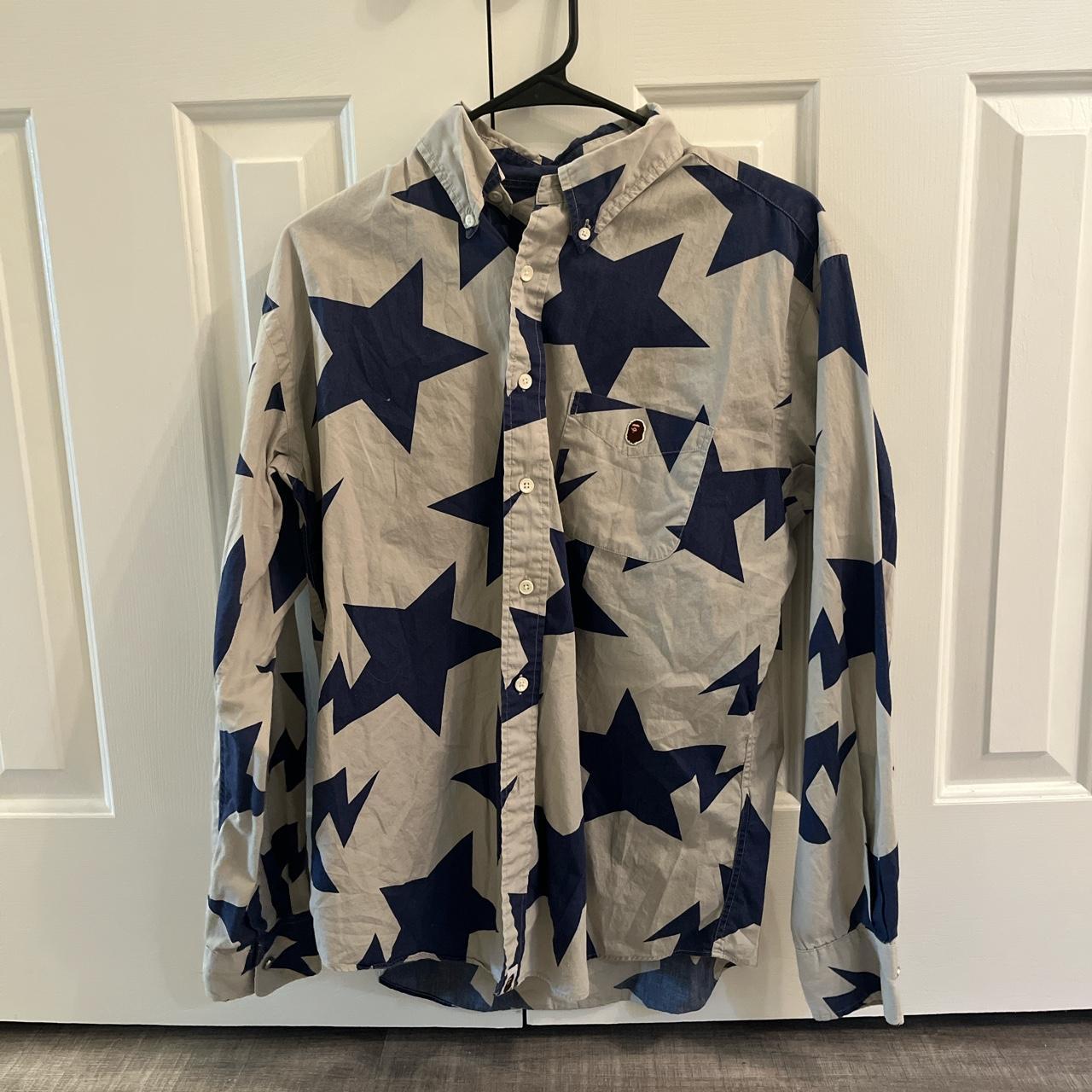 BAPE button up Regular wear #BAPE #streetwear... - Depop