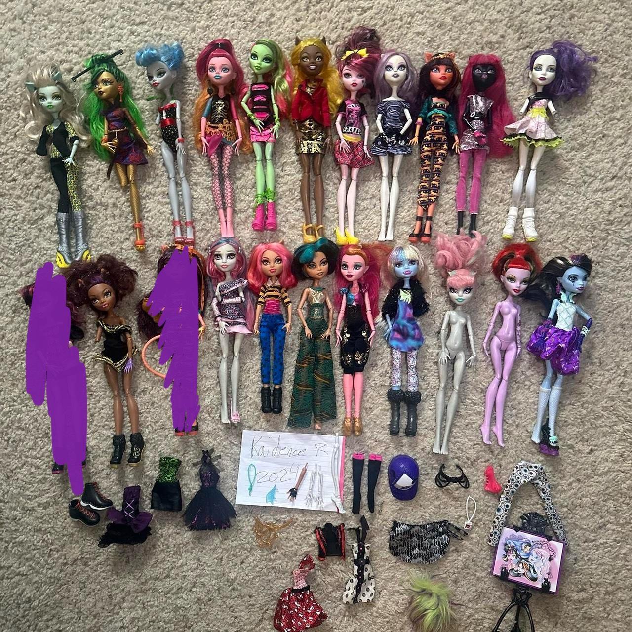 Monster shops high doll Lot