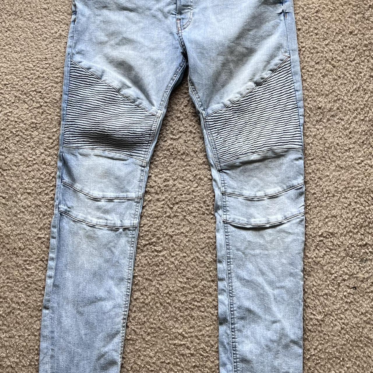 Never worn H M skinny biker jeans