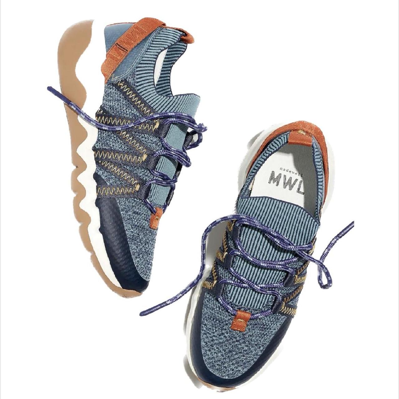 Madewell Blue Lace Up Flats Frye Sienna Ghillie Ballet Flats