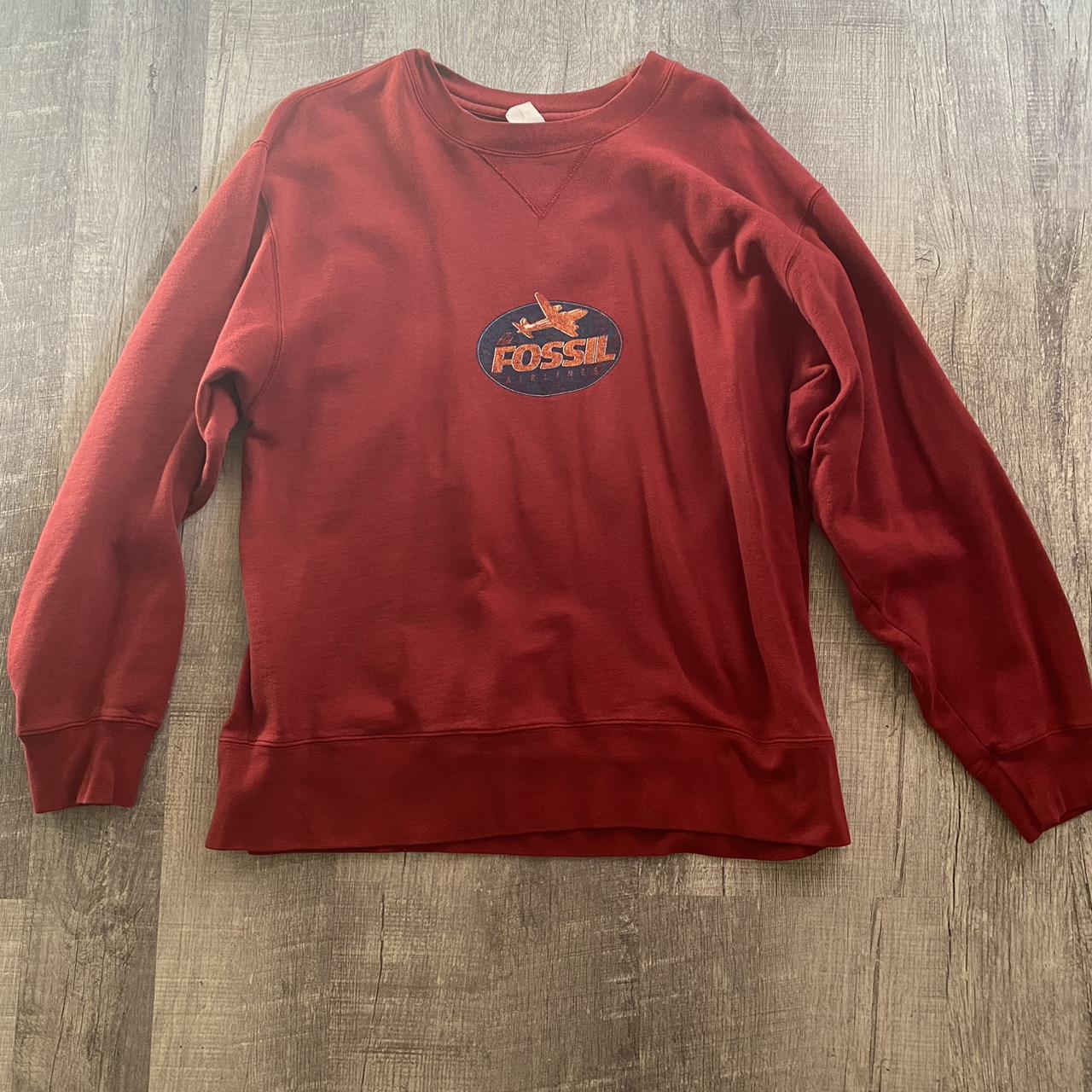 ️ VINTAGE FOSSIL CREWNECK Size L ️no flaws in good... - Depop