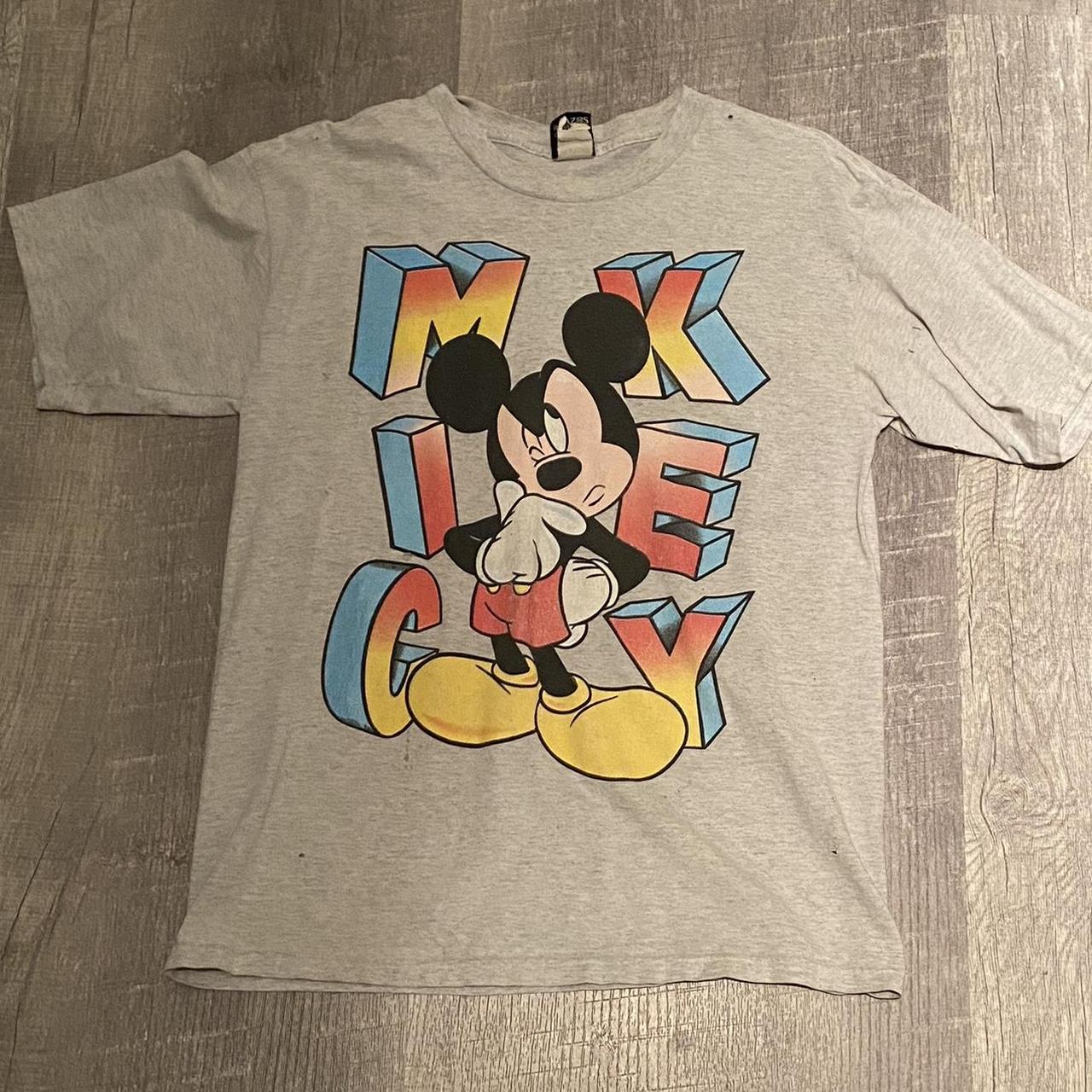 ️VINTAGE MICKEY TEE No sizing tag but I’d say M... - Depop