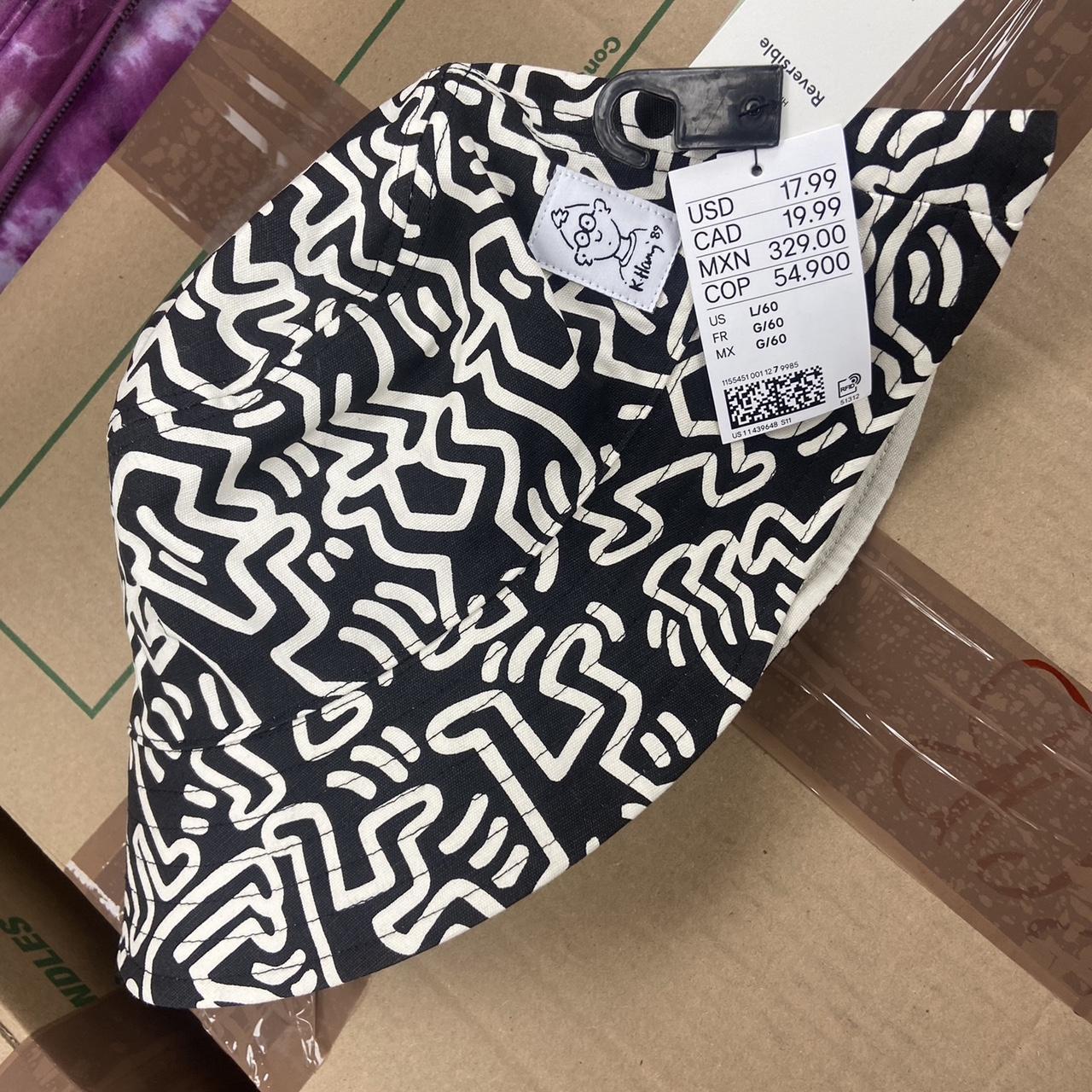 H&m Black And White Bucket Hat H&M X Keith Haring Reversible - Main Image