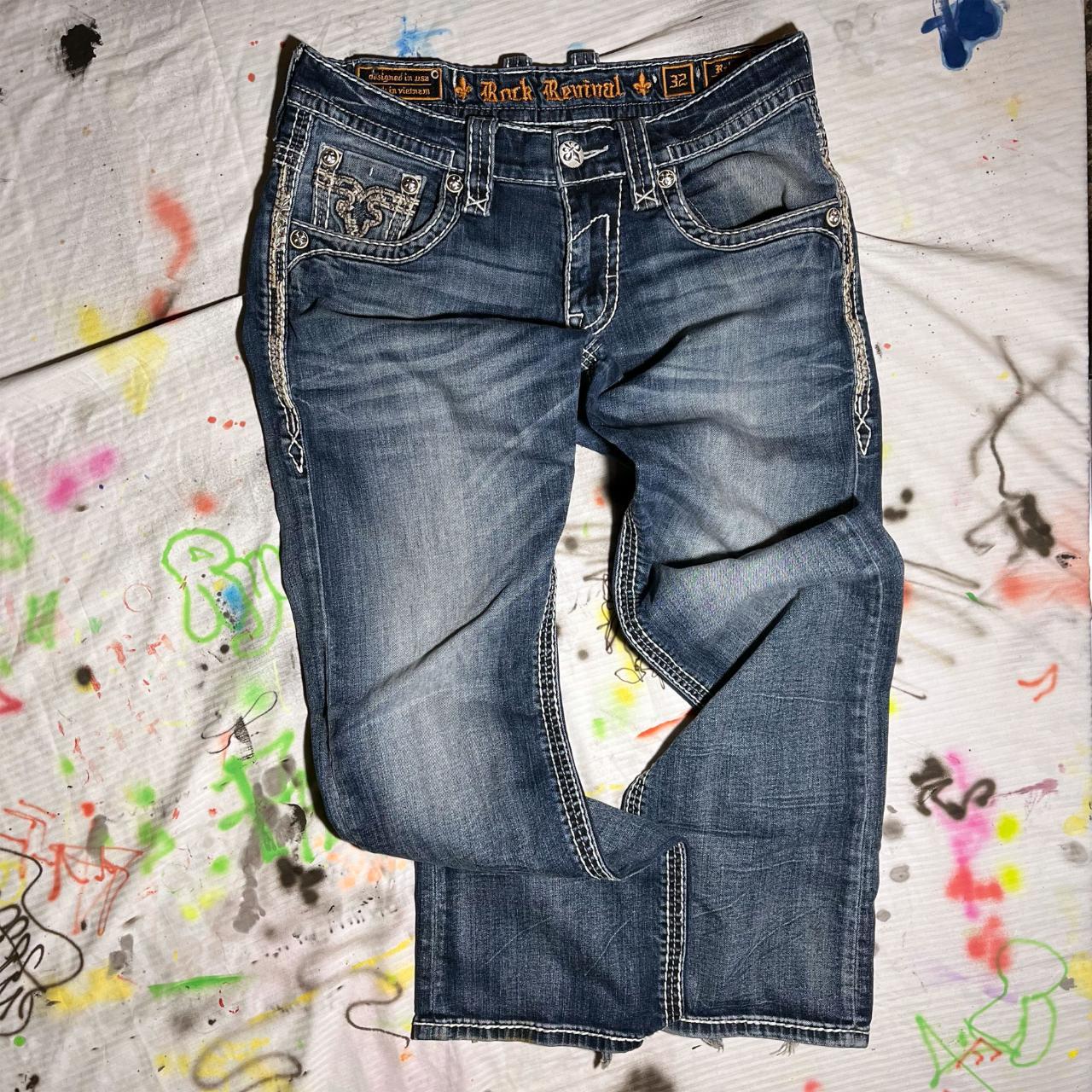 Rock Revival jeans (rahm boot) (size 32) -... - Depop