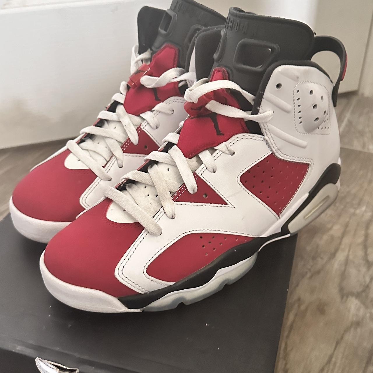 jordan carmine size 8