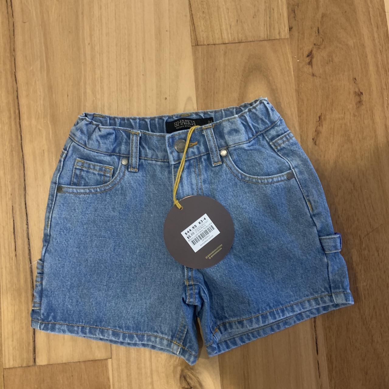 Ghanda utility denim shorts size 34 Never worn Depop