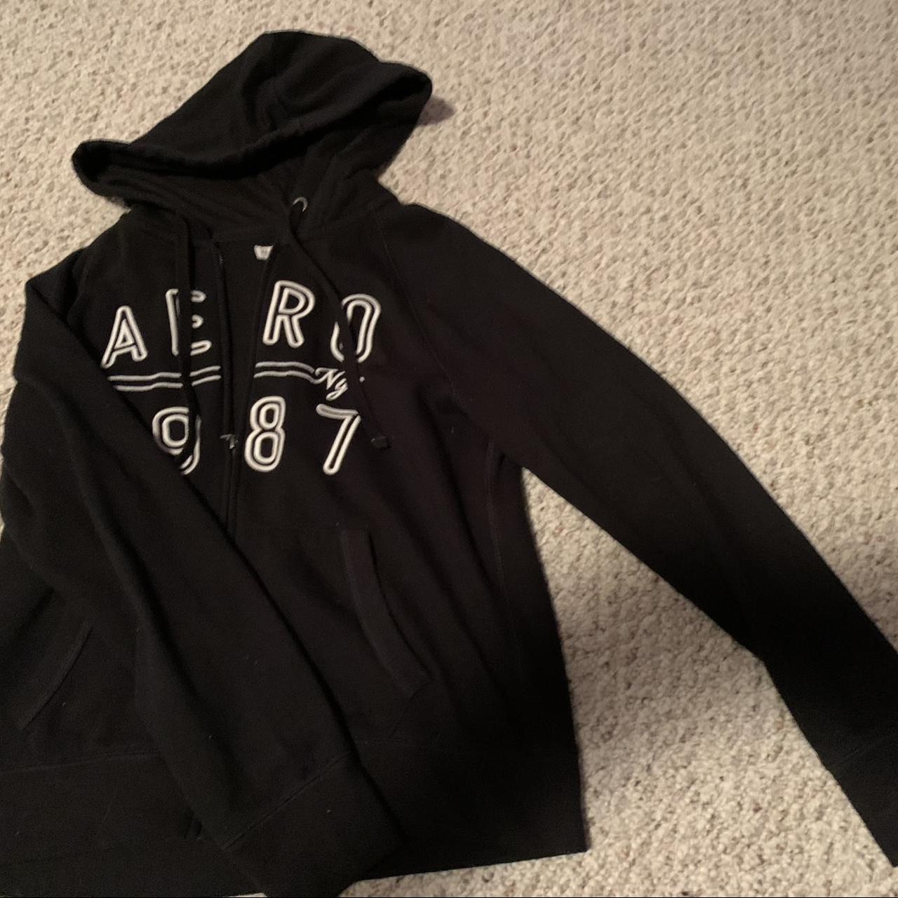 Aeropostale NYC zip up hoodie - Depop