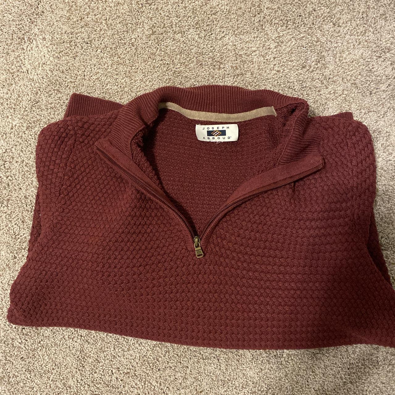 Joseph abboud outlet quarter zip sweater