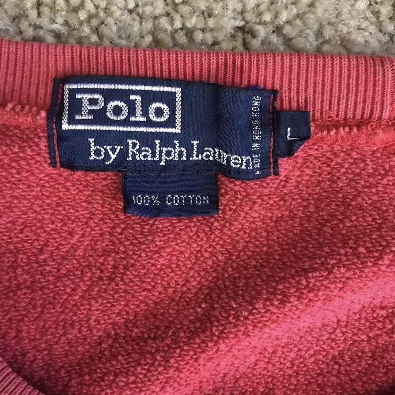 Polo Ralph Lauren Red Blue Men’s Vintage Colorblock... - Depop
