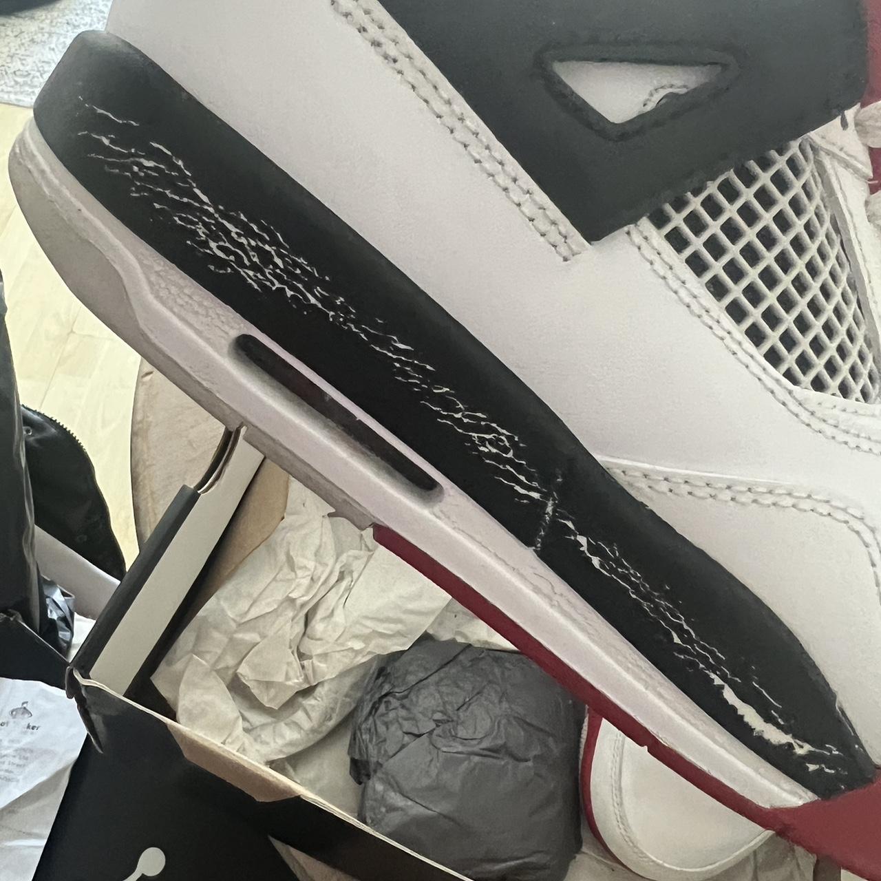 jordan 4s red and white 2020