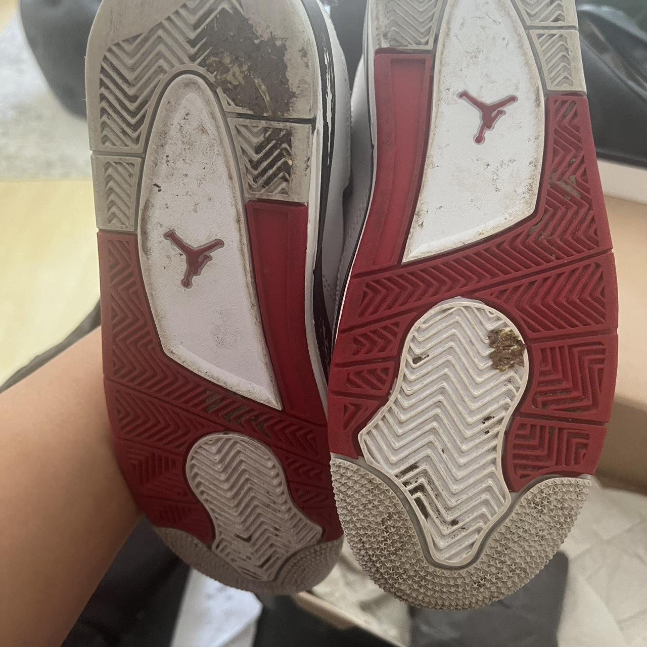 jordan 4s red and white 2020