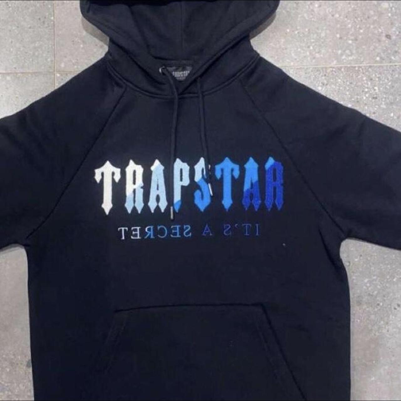 TRAPSTAR CHENILLE DECODED TRACKSUIT BLACK ICE... Depop