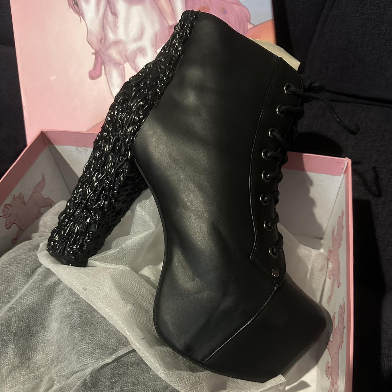 Jeffrey Campbell Lita Drip Black SIZE US Aus 10 . Depop