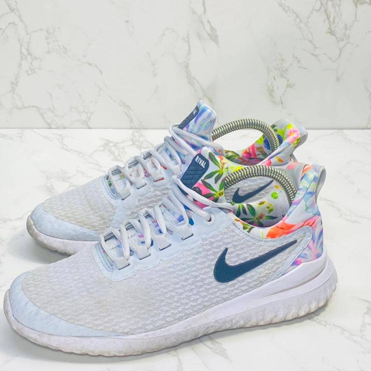 Nike renew rival premium best sale floral women's running shoe