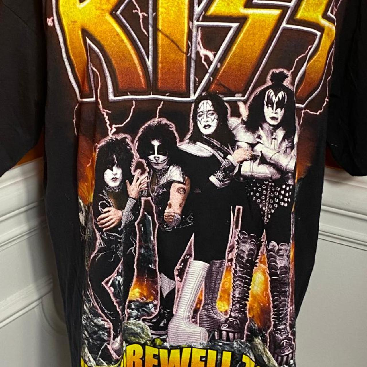 KISS The Farewell Tour 1973 - 2000 Single Stitch... - Depop