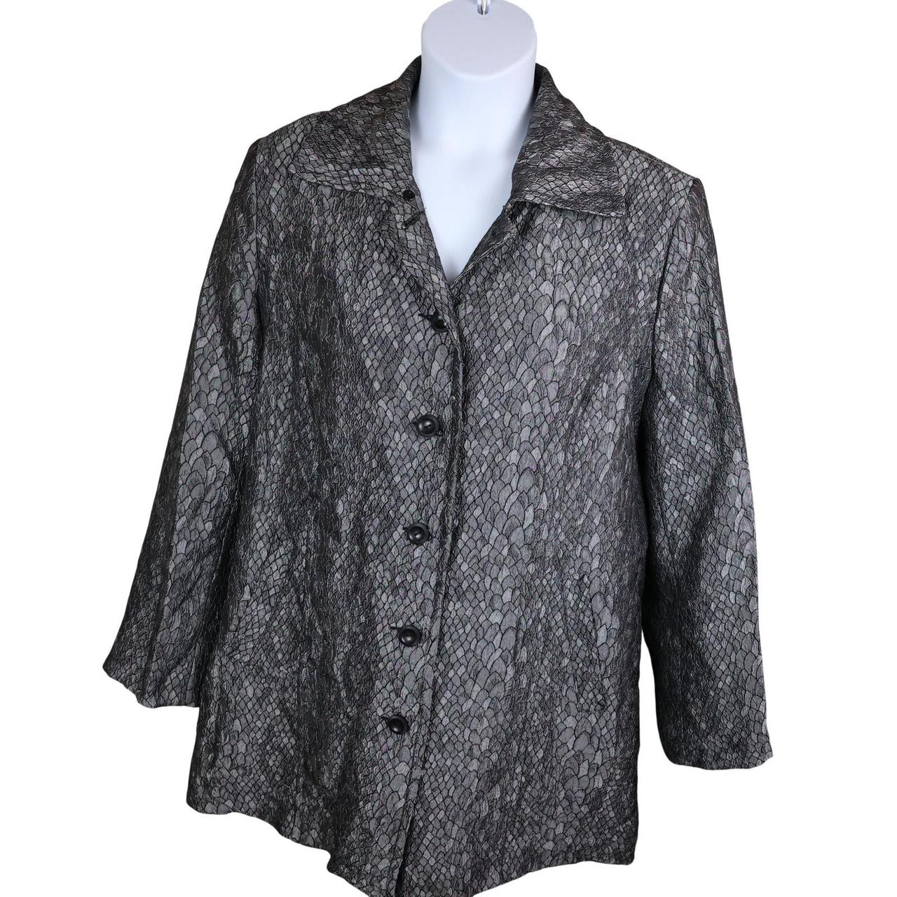 Source Unknown Women's Tailored jacket - Silver/G… - image 1