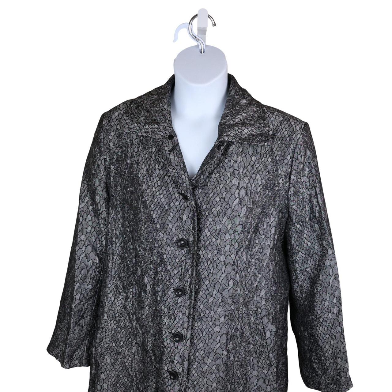 Source Unknown Women's Tailored jacket - Silver/G… - image 3