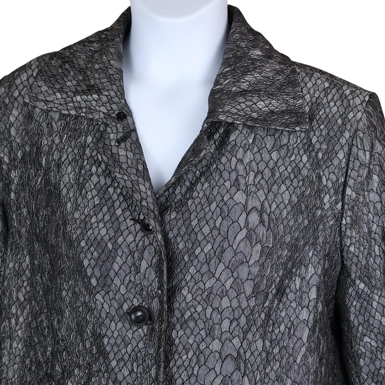 Source Unknown Women's Tailored jacket - Silver/G… - image 4