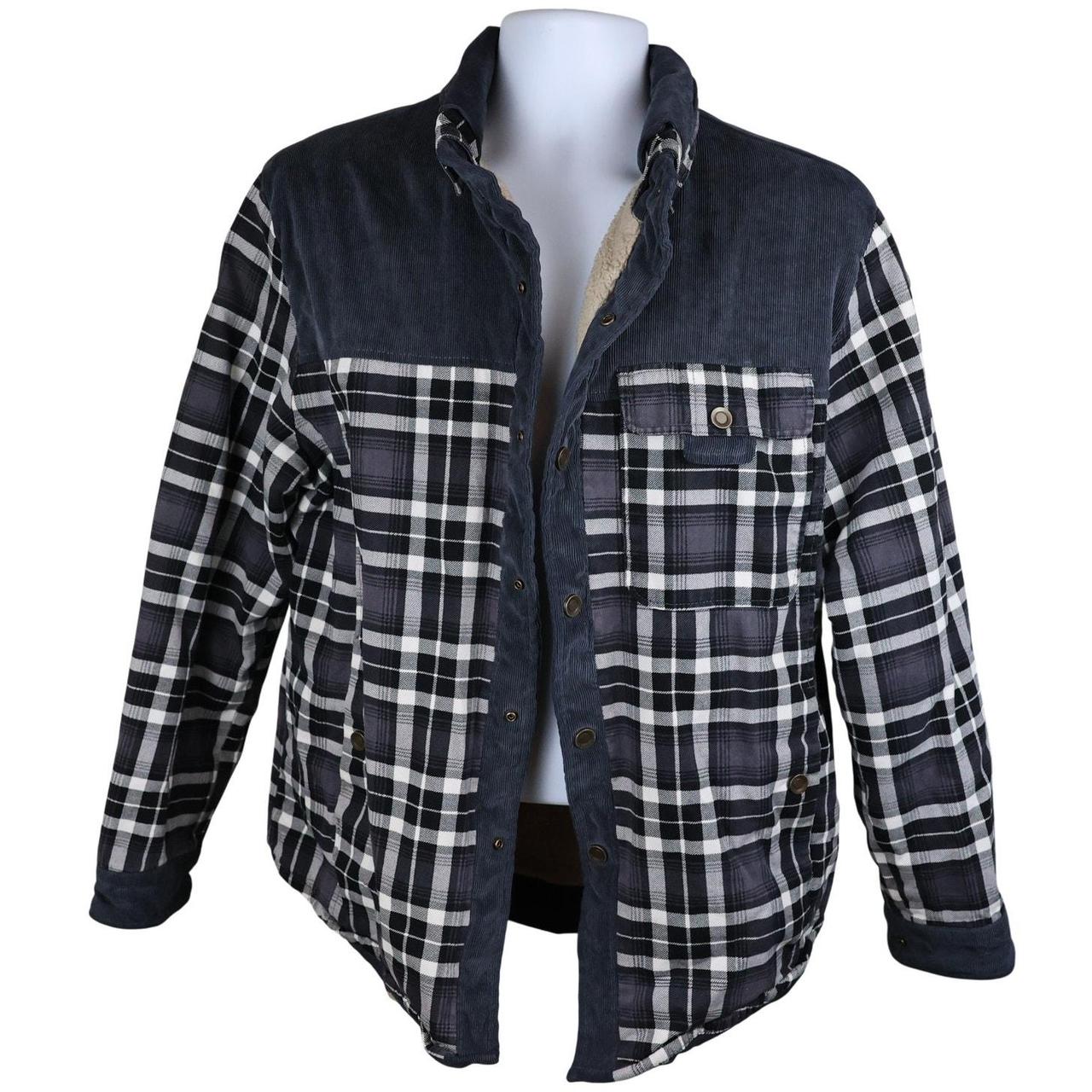 Source Unknown Men's Jacket - Grey/White - S – Th… - image 1
