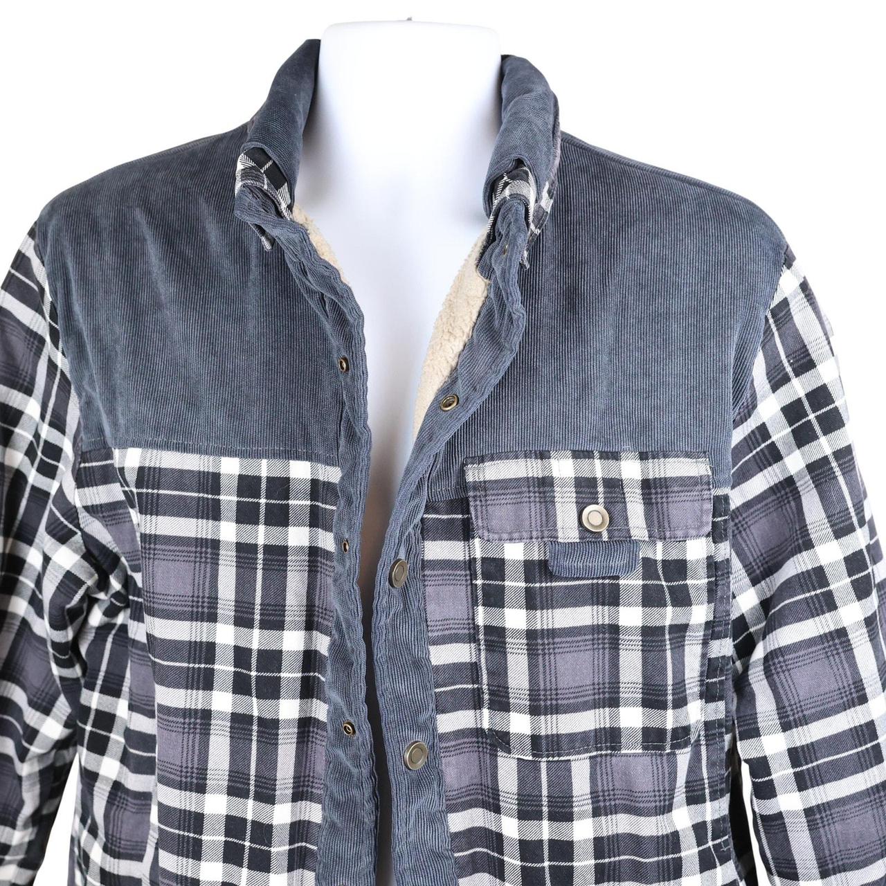 Source Unknown Men's Jacket - Grey/White - S – Th… - image 3