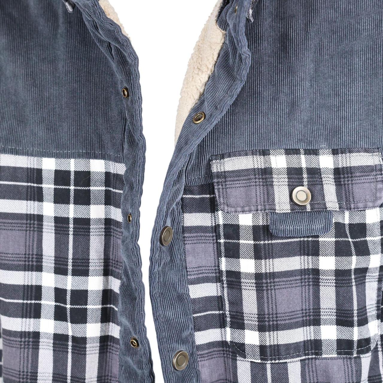 Source Unknown Men's Jacket - Grey/White - S – Th… - image 2