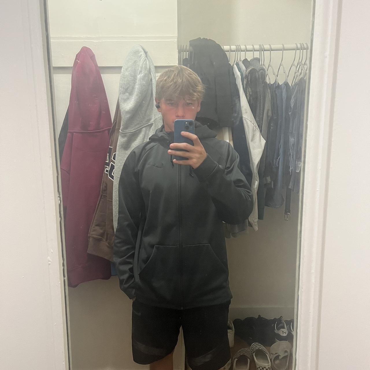 mens nike dri fit zip up
