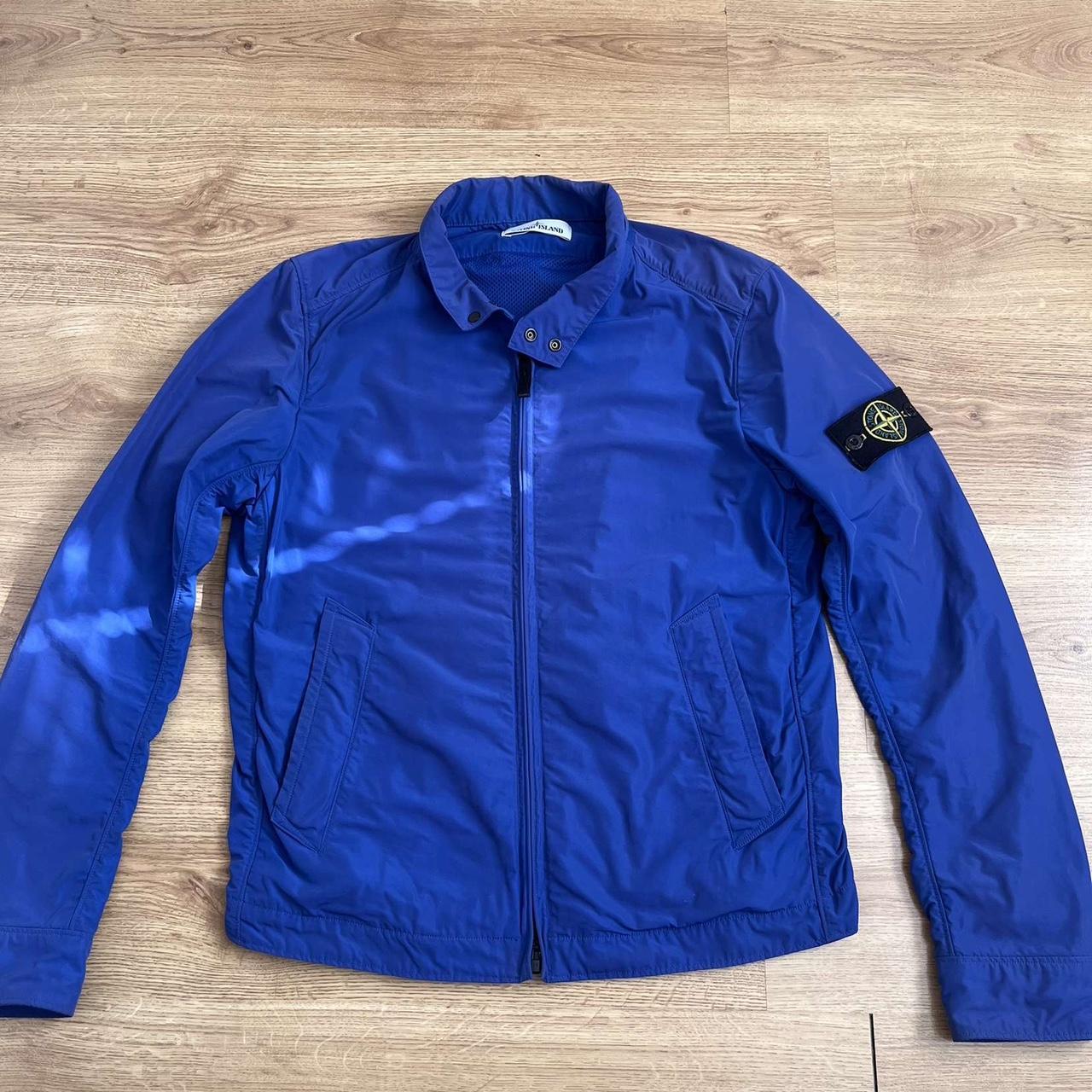 stone island jacket medium mens authentic scannable... Depop