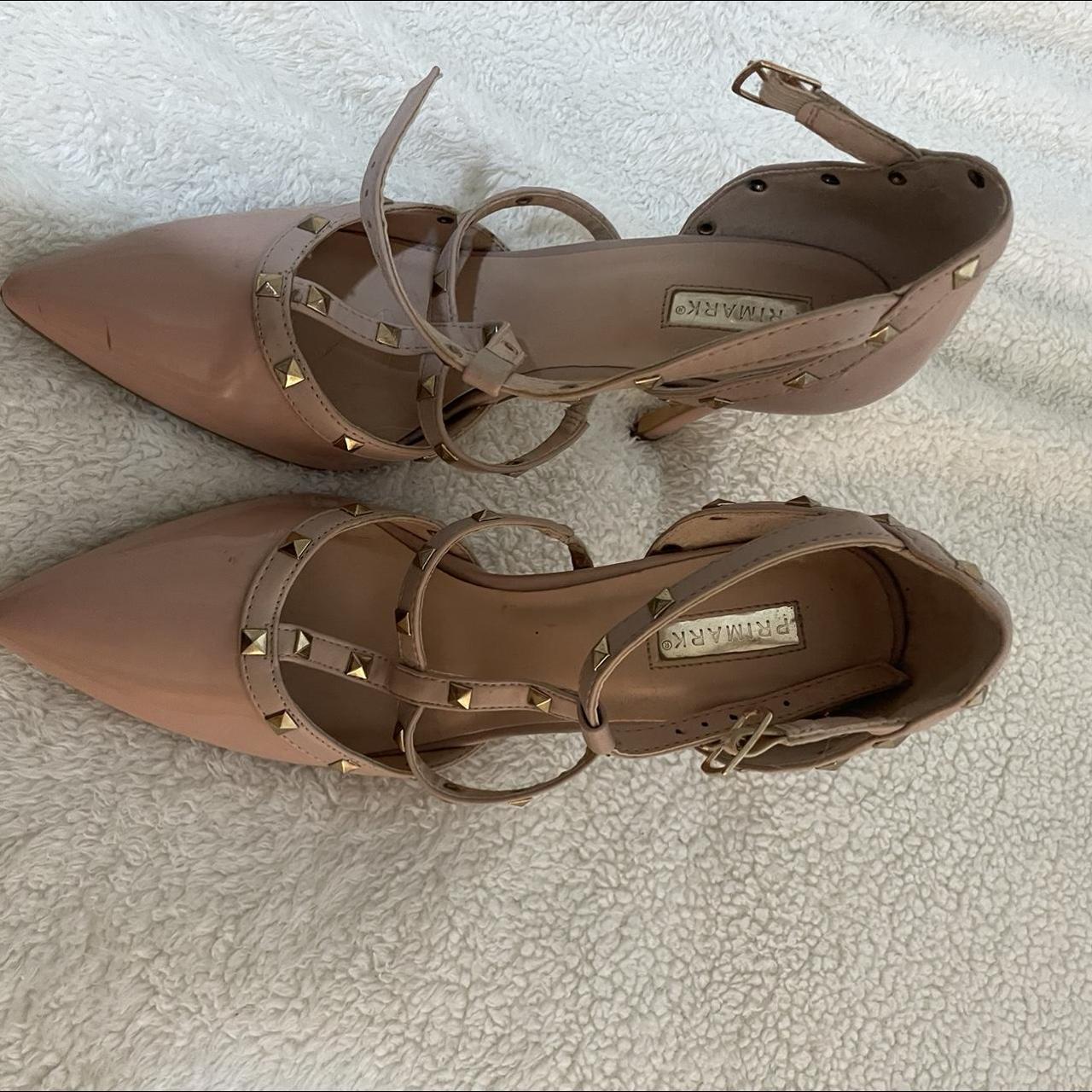 primark rose gold heels