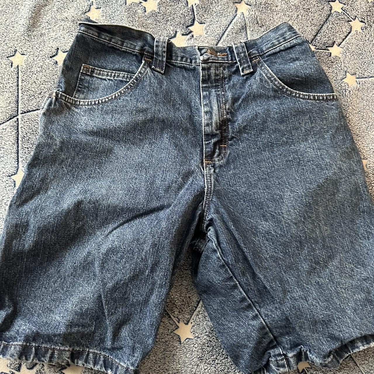 Cargo jorts⭐️ I sewed the waist to fit Would fit a... - Depop