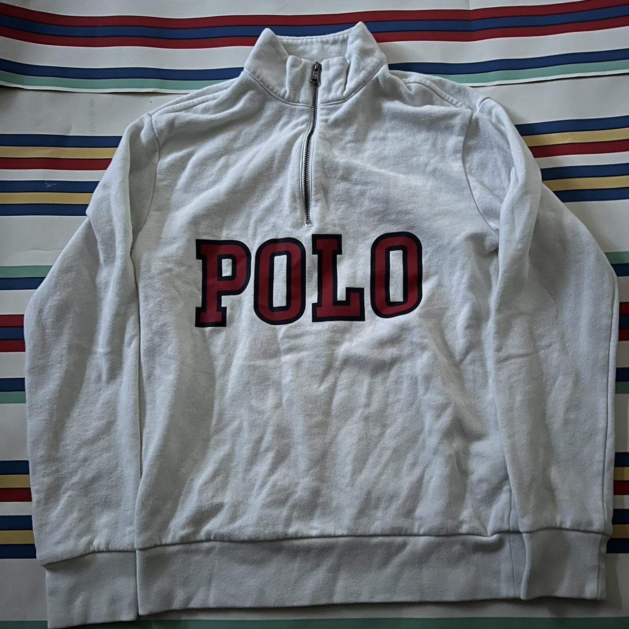 White polo Ralph Lauren kids turtleneck Product... - Depop