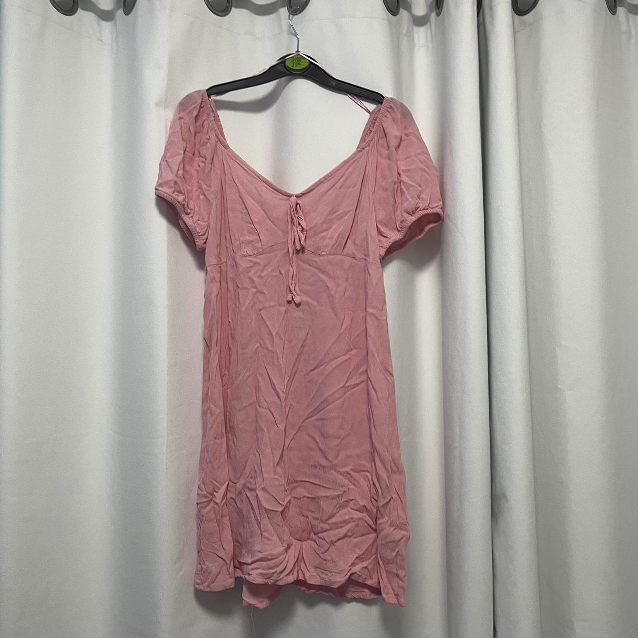 Pink primark dress, see through so never worn, would... - Depop