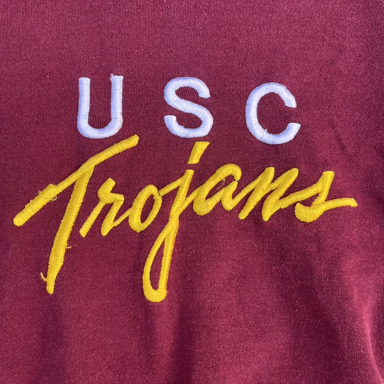 Vintage Logo 7 Usc Crewneck Size Medium #vintage - Depop