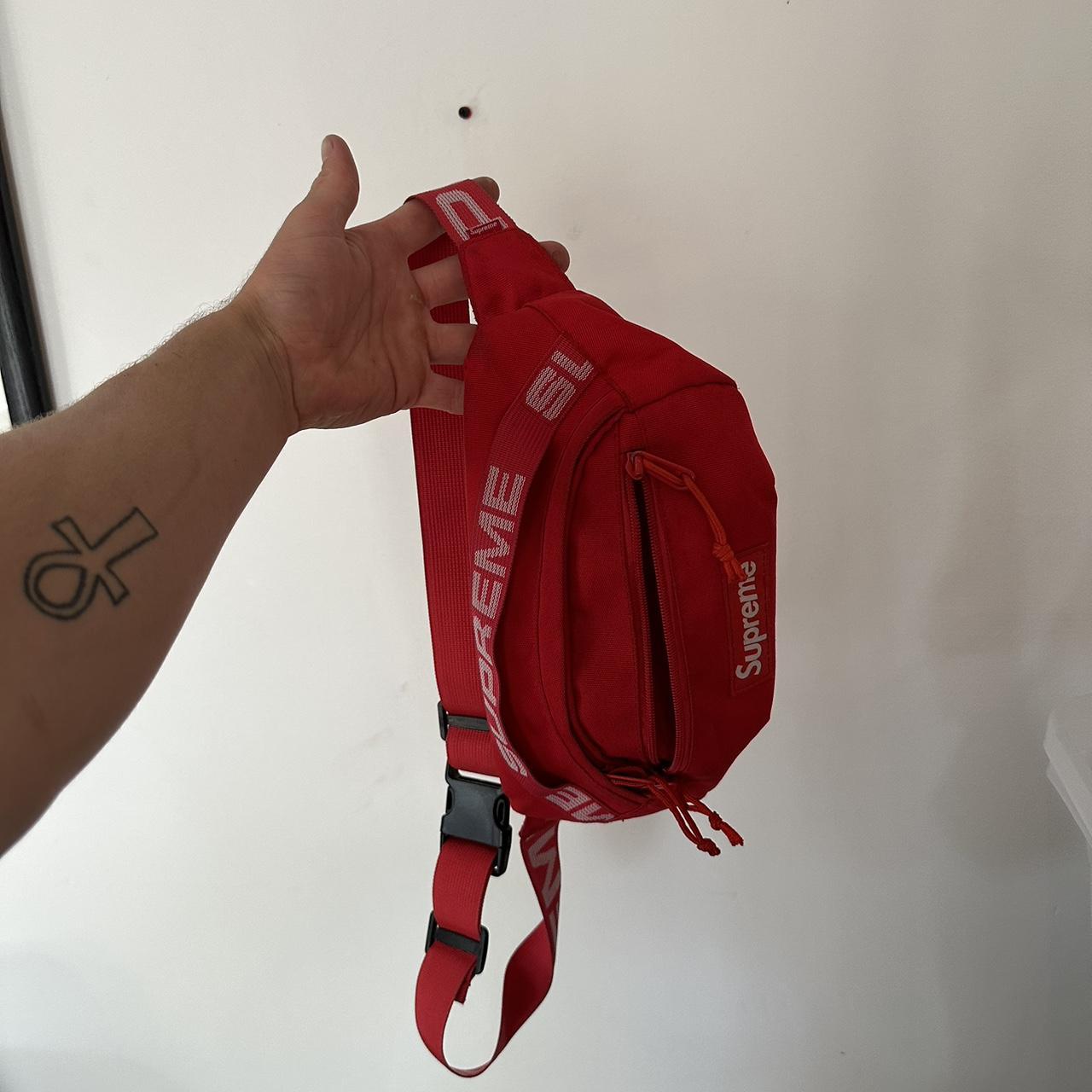 supreme shoulder bag #ss18 PRICE IS FIRM royal blue - Depop