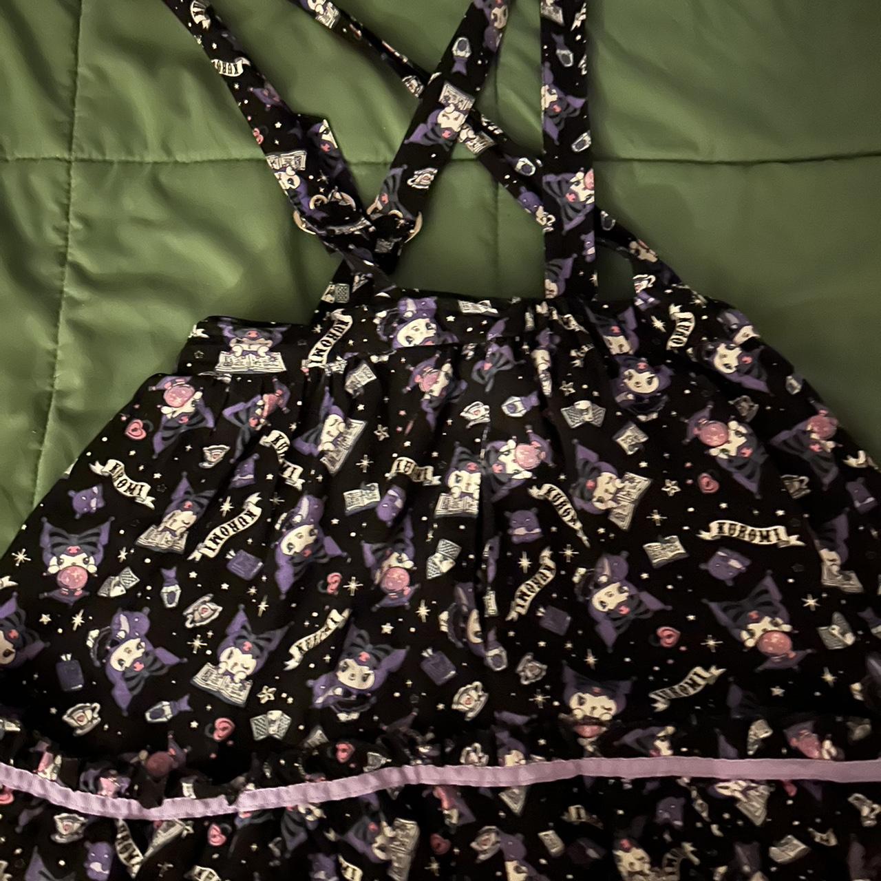 Kuromi skirt all Sanrio kuromi skirt Only worn... Depop