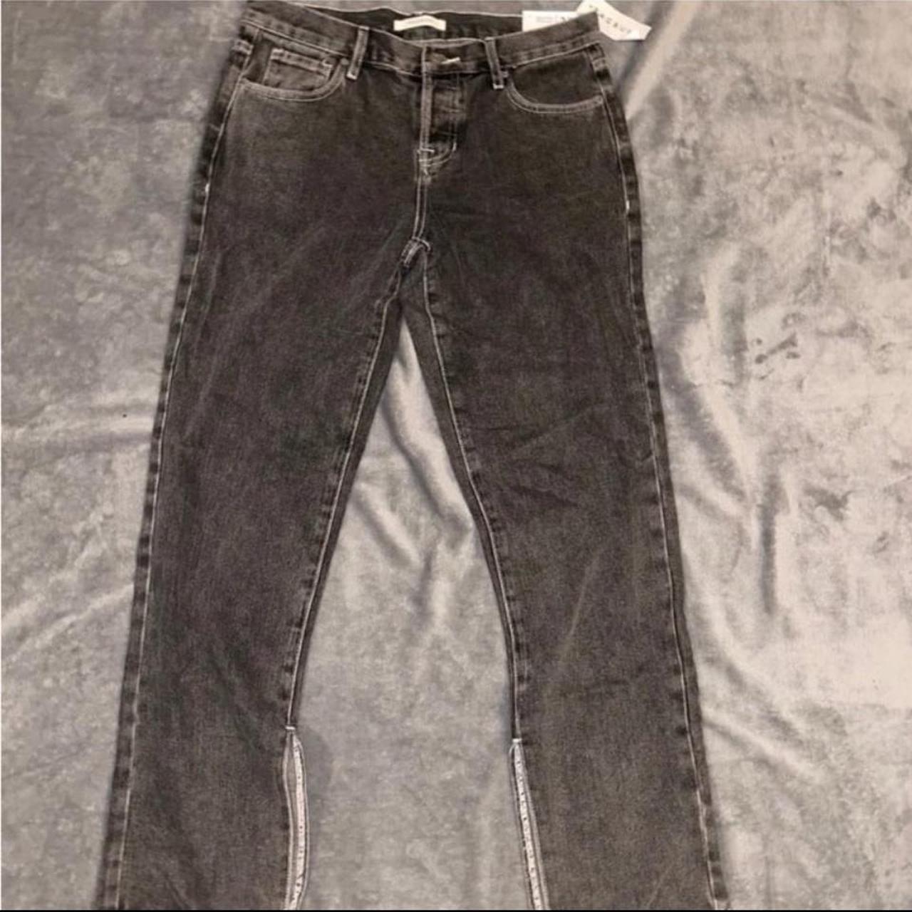 PacSun Women's Jeans - Black/Grey - S – Low rise straight black jeans size 27 …