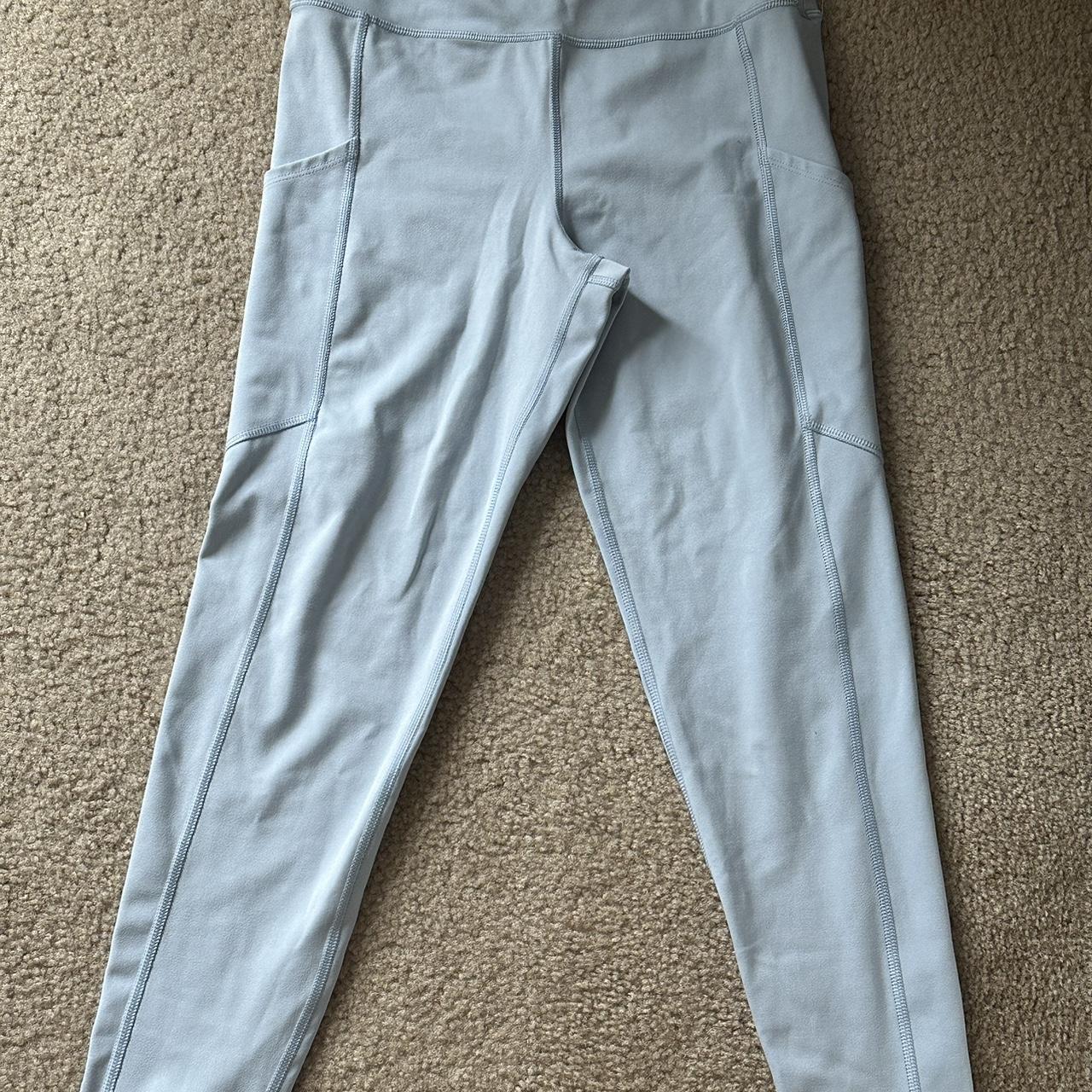 Light blue Aerie leggings. Super comfortable and - Depop