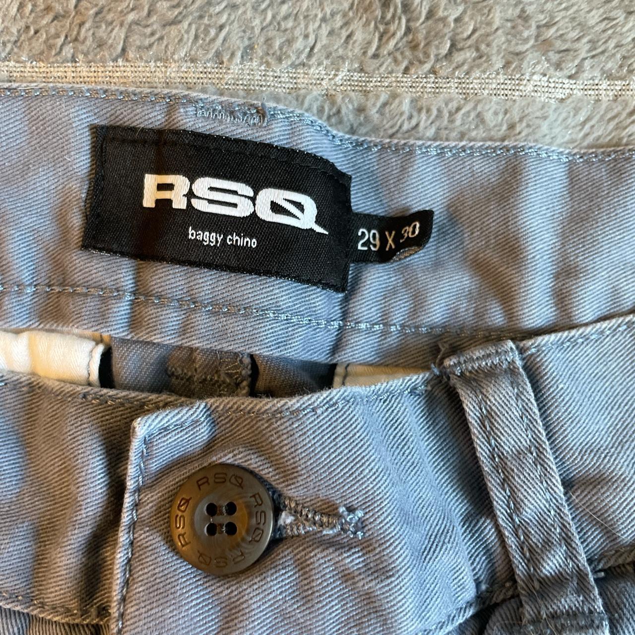 RSQ Men's Blue Trousers | Depop