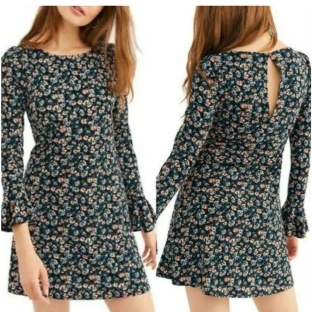 Free People Say Hello Mini Floral Dress. Size. Depop