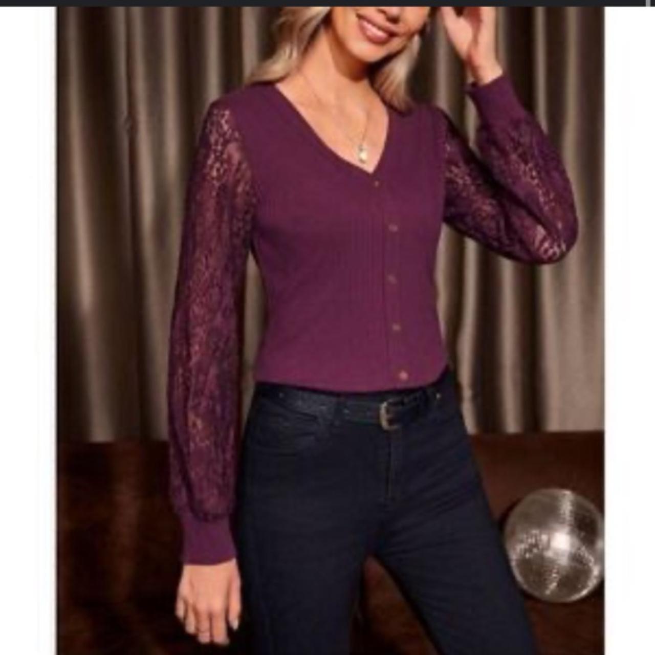 Soft Surroundings Women's Cardigan - Purple - S –… - image 1
