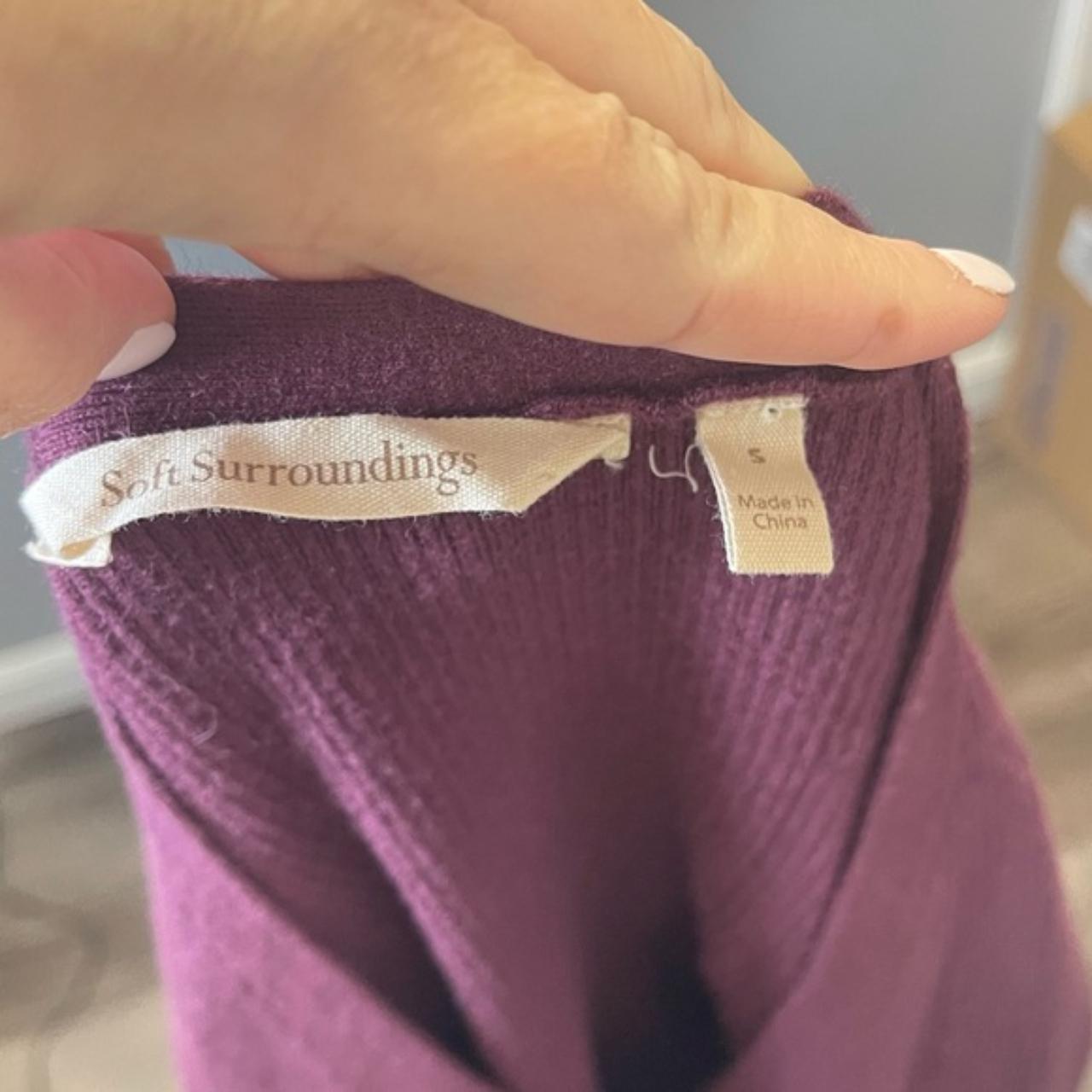 Soft Surroundings Women's Cardigan - Purple - S –… - image 4