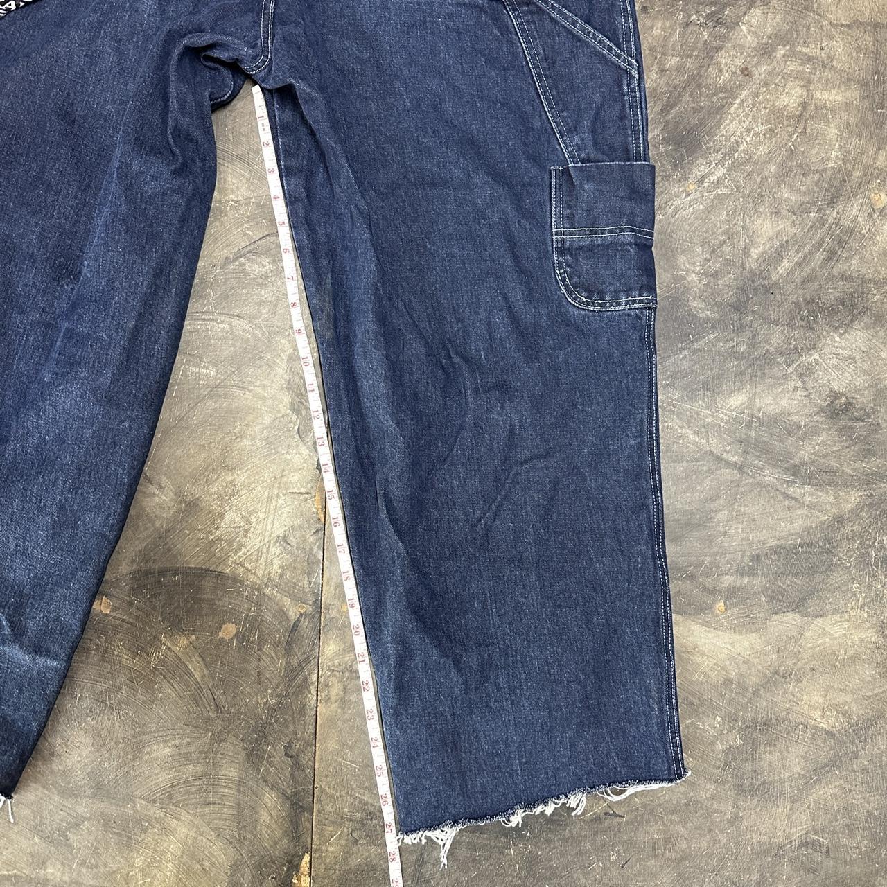 karl kani carpenter jeans cut bottoms 40x34(bottom... - Depop