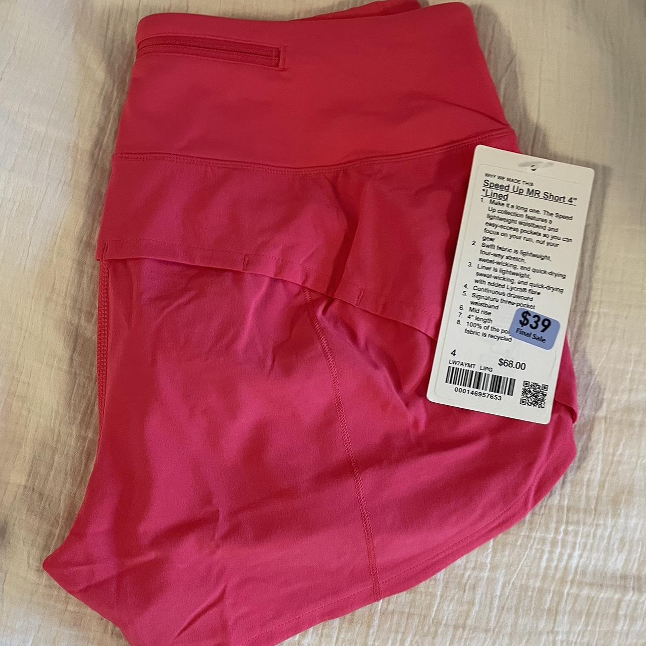 Lululemon pink shorts - Depop