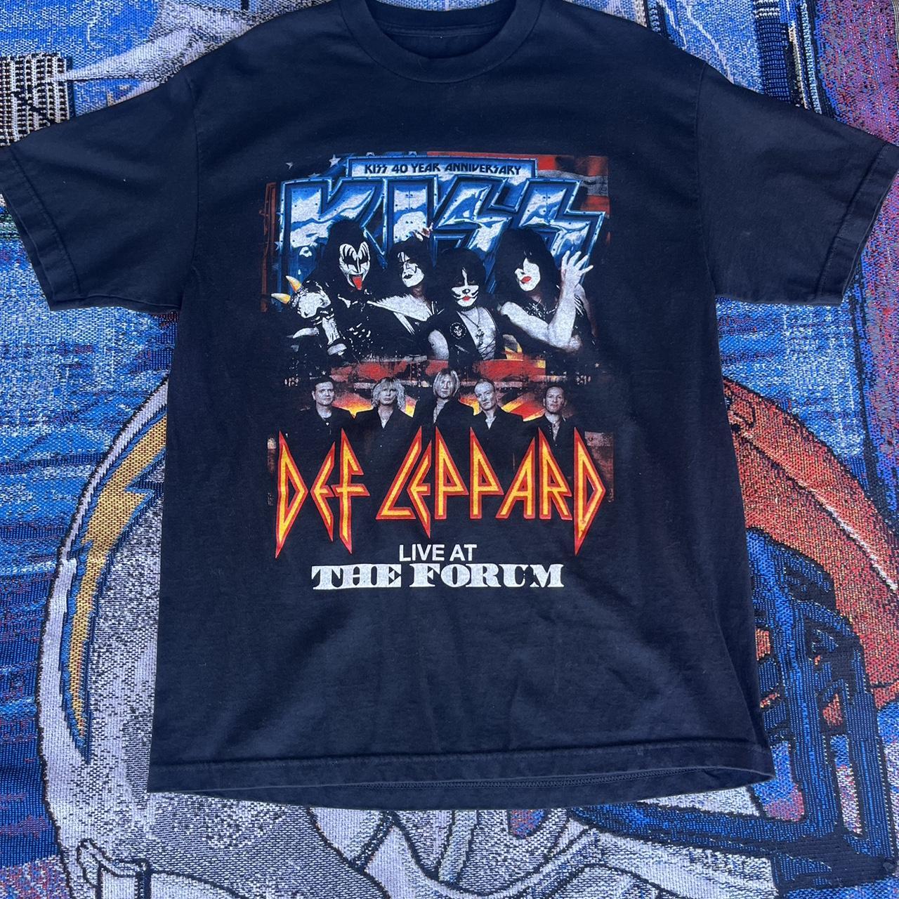 KISS Def Leppard Tour 2014 Size Large (no tag) No... - Depop