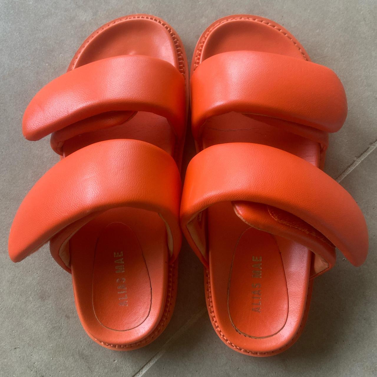 Alias Mae slide in a great orange. I bought a 38... - Depop