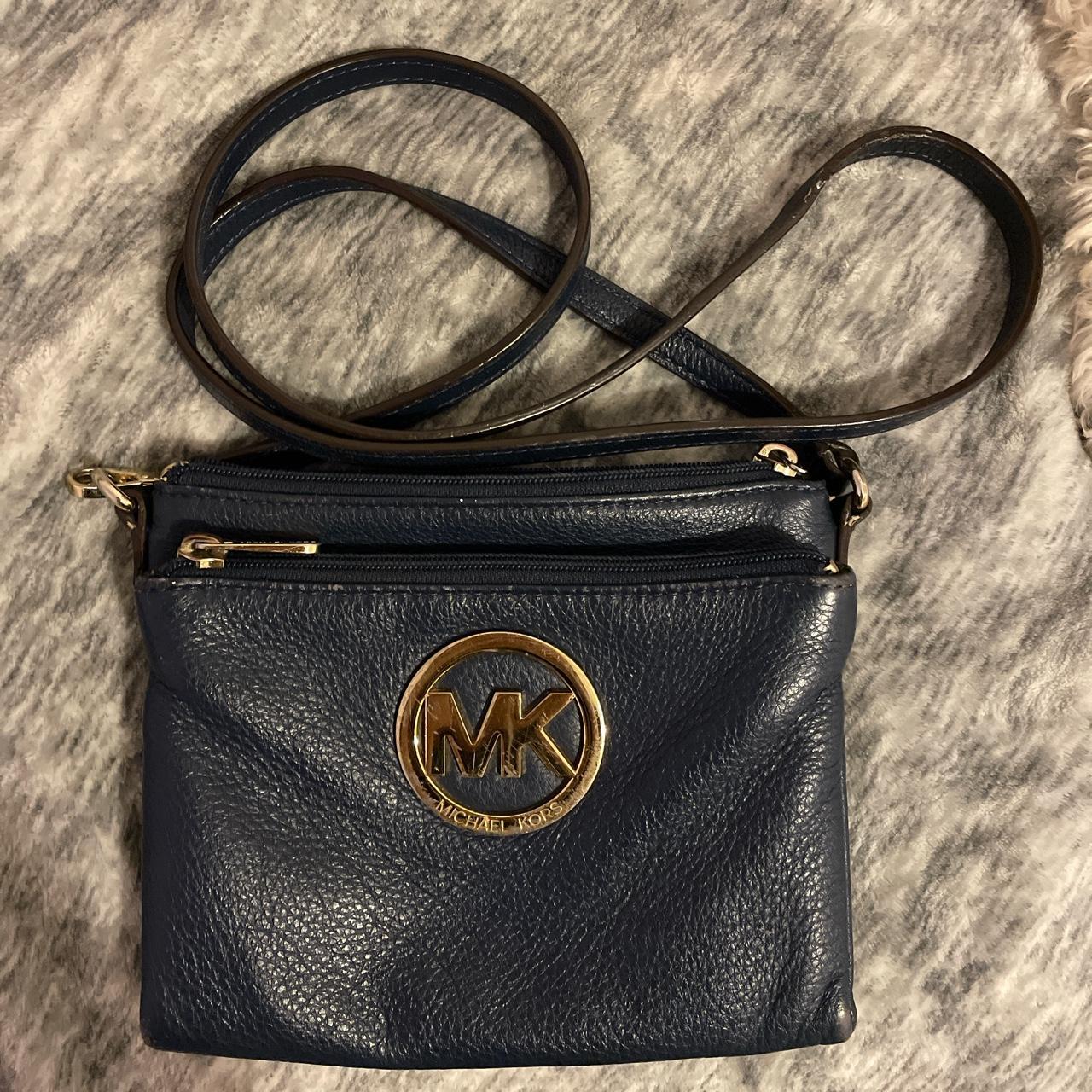 Small Red Michale Kors Cross Body Bag with a - Depop